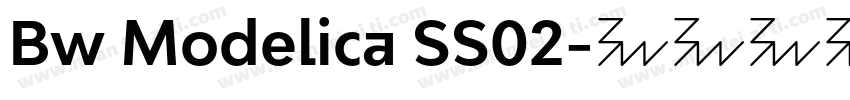Bw Modelica SS02字体转换